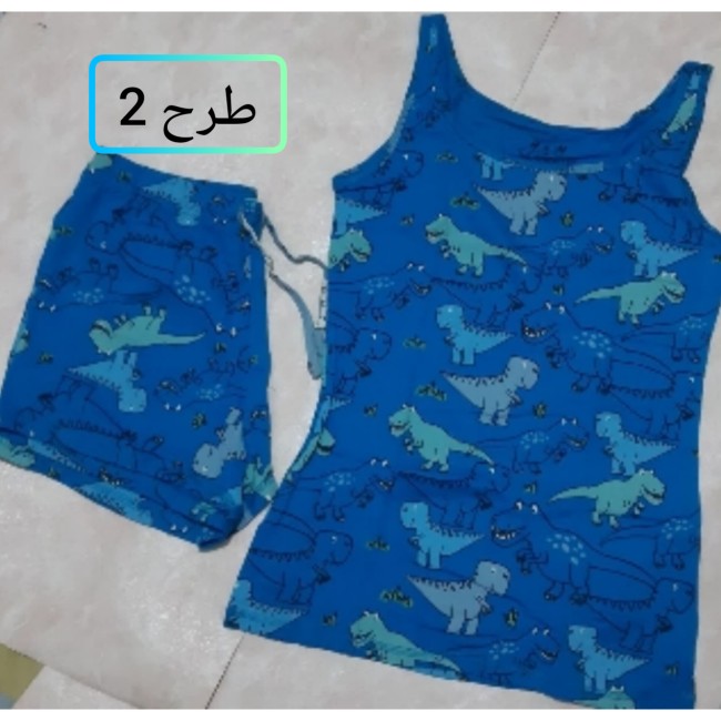 ست تاپ شورتک زنانه برند H&M 