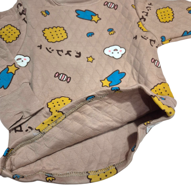 ست بلوز و شلوار (خواهر و برادری) وارداتی طرح بیسکویت 