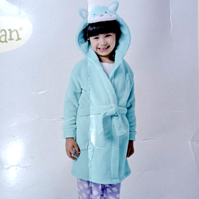 حوله پالتویی بچگانه طرح خرسی  برند L&D 