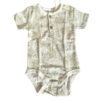 بادی نوزادی برند لوپیلو طرح برگ یشمی 