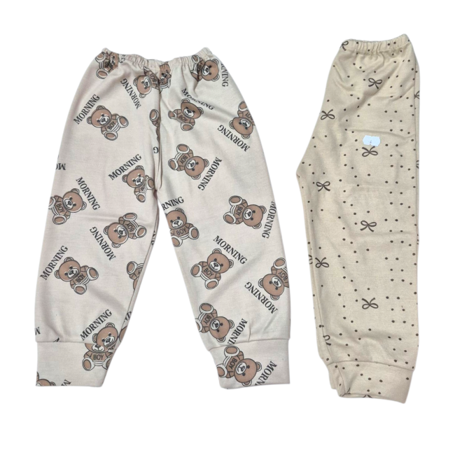 پک ۲ عددی شلوار دخترانه نوزادی 