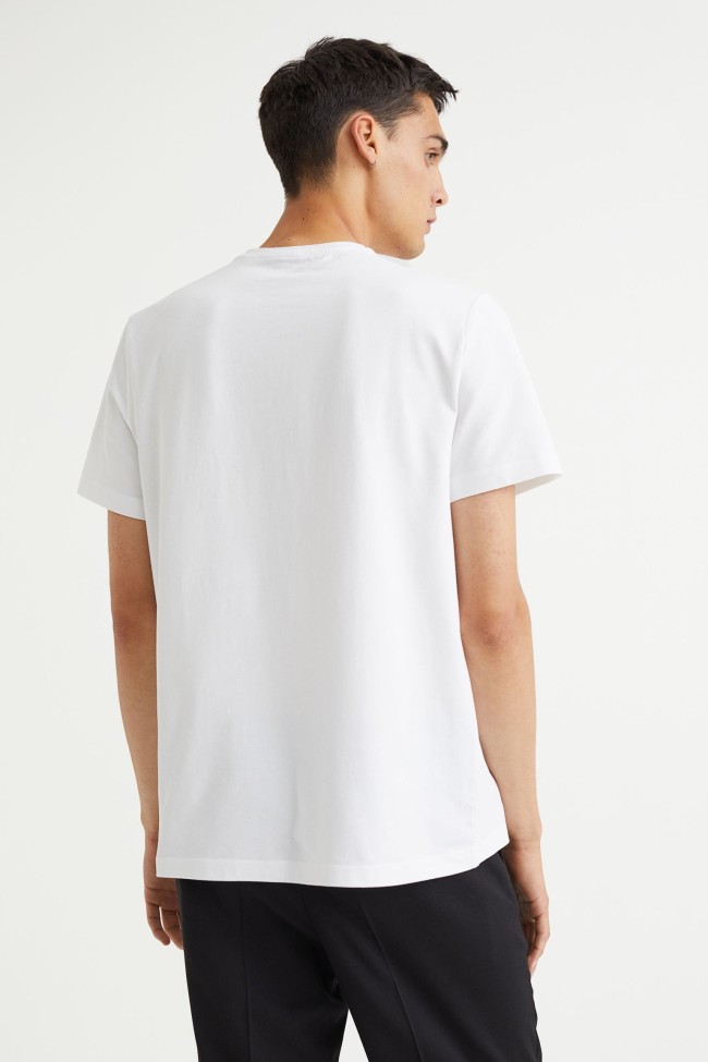 3 مدل تیشرت یقه گرد برند H&M سوئد 