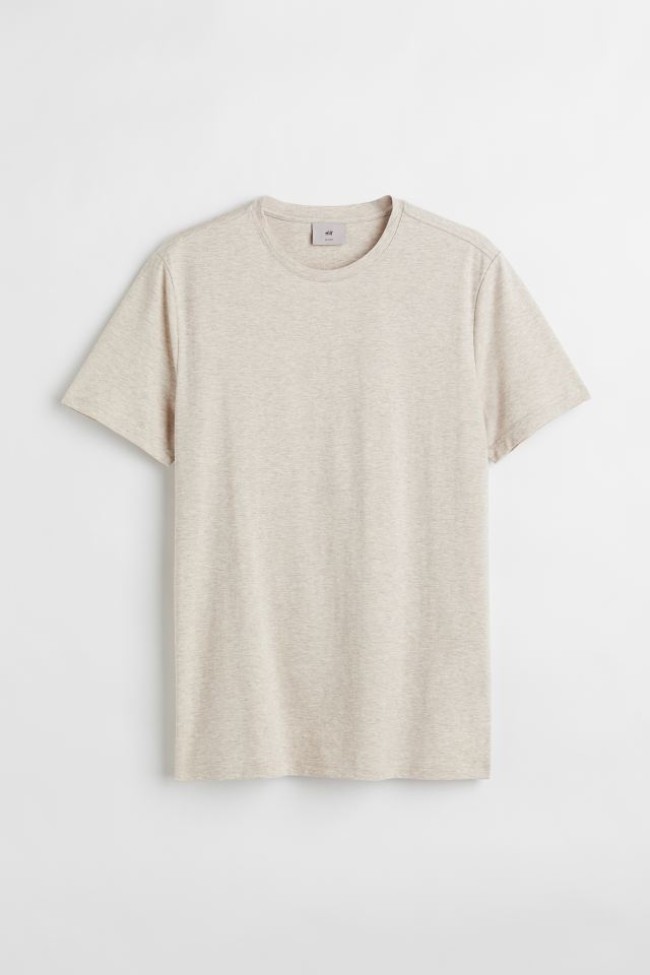 3 مدل تیشرت یقه گرد برند H&M سوئد 