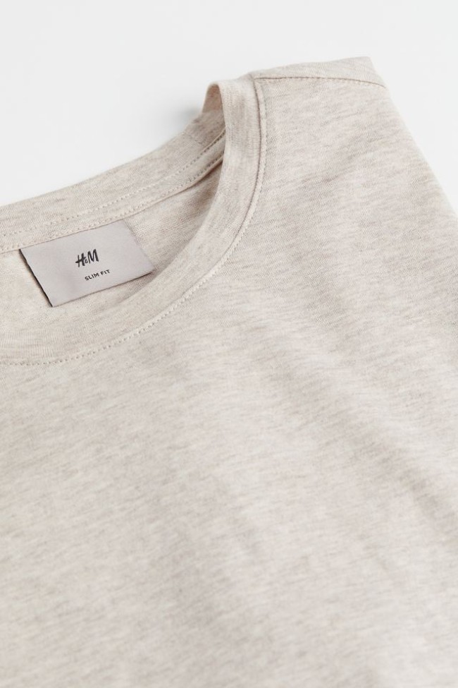 3 مدل تیشرت یقه گرد برند H&M سوئد 