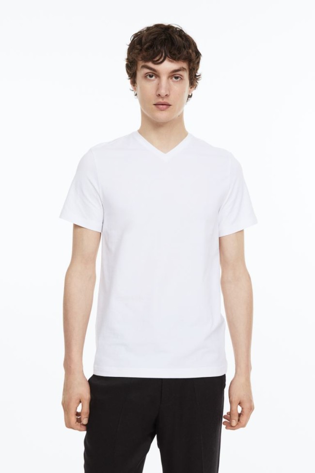 4 مدل تیشرت (اوورسایز ، لانگ ، یقه هفت) برند H&M سوئد 