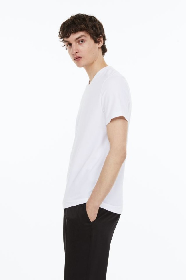 4 مدل تیشرت (اوورسایز ، لانگ ، یقه هفت) برند H&M سوئد 
