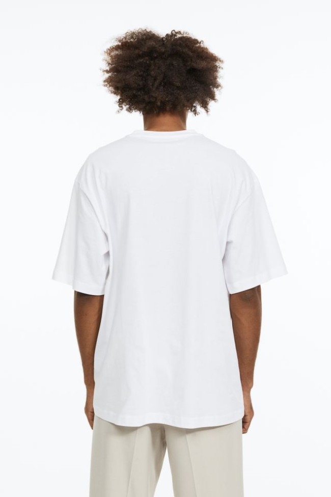 4 مدل تیشرت (اوورسایز ، لانگ ، یقه هفت) برند H&M سوئد 