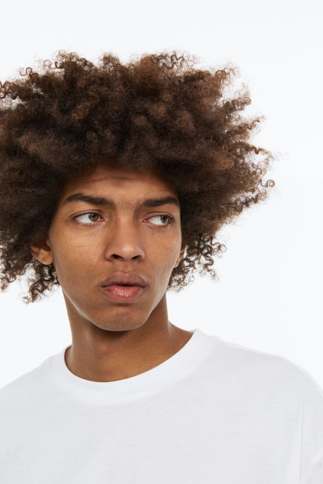 4 مدل تیشرت (اوورسایز ، لانگ ، یقه هفت) برند H&M سوئد 