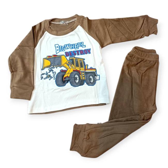 ست بلوز و شلوار کودک وارداتی طرح لودر 