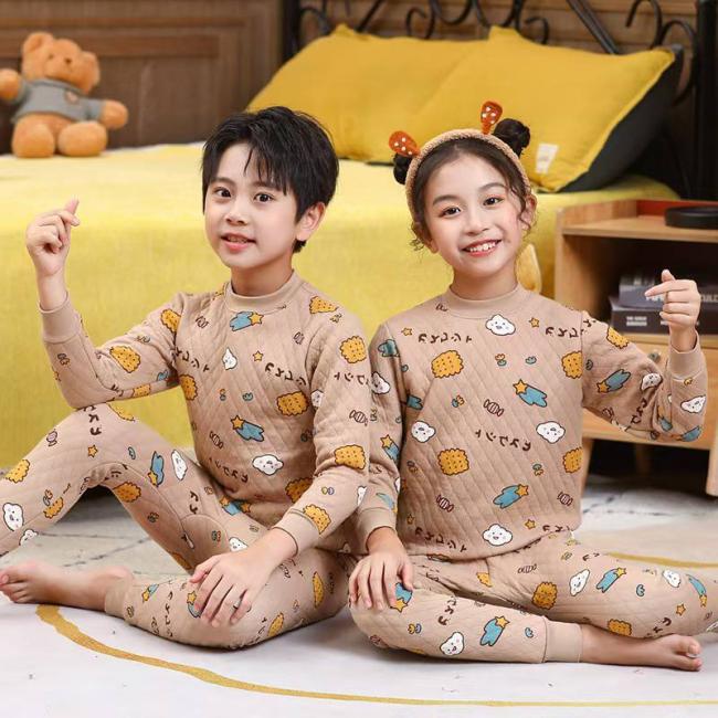 ست بلوز و شلوار (خواهر و برادری) وارداتی طرح بیسکویت 